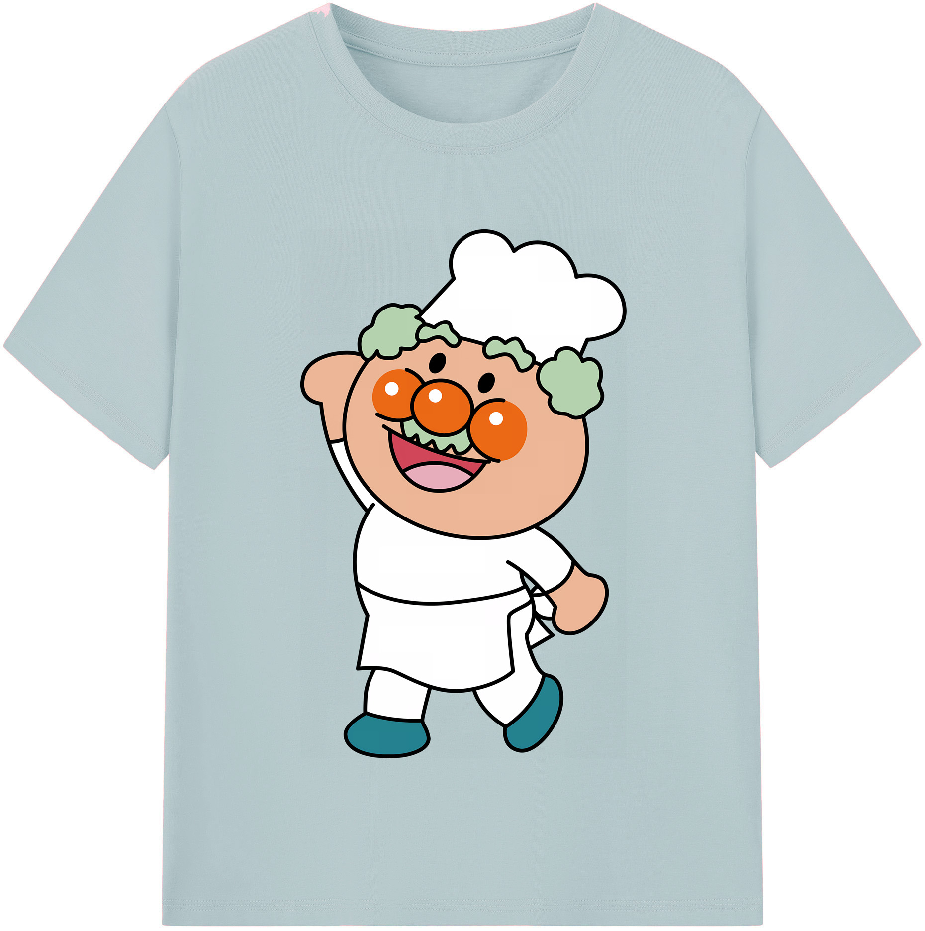 （画像用） アンパンマン Anpanman 綿100％半袖Tシャツ（フロントプリント）